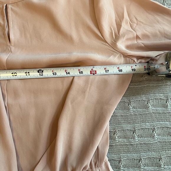 BeCool Women’s Blush Pink 3/4 Sleeve Blouse Sz Medium - Picture 7 of 7